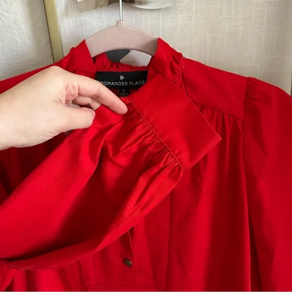 Tuckernuck POMANDER PLACE Red Claiborne Dress - Picture 12 of 12